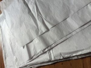 Tissue Paper (press out any creases)